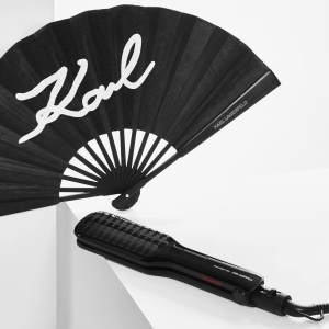 Placa de par Rowenta x KARL LAGERFELD SF411L, 6 temperaturi, negru - Img 8