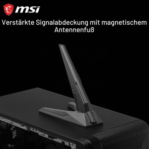 Placa de retea MSI Herald BE9400 WiFi 7 PCIe, Tri-Band, 5.8 Gbits, Bluetooth 5.4 - Img 4