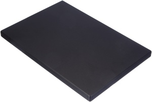 Placa de taiat Metaltex 73381538, Polyethylen, 29 x 20 x 1,5 cm, Negru