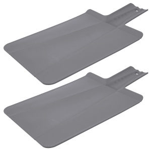 Placa de taiat Westmark Flexi 2 bucati, 37 x 21 cm, plastic, gri