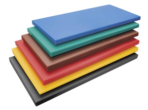 Placa de taiere Lacor 60478, Polyethylene, 530 x 325 x 20 mm, rosie