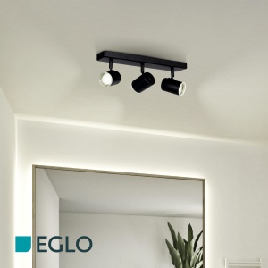 Plafoniera EGLO Consuma 1, 3 Spoturi Reglabile, Negru, IP44, GU10 - Img 4