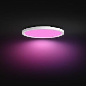 Plafoniera LED inteligenta Philips Hue Devote 30 cm lumina alba si colorata 2000 lm - Img 2