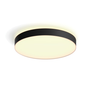 Plafoniera LED Philips Hue White Ambiance Enrave XL, 6100 lm, Negru, Dimabila