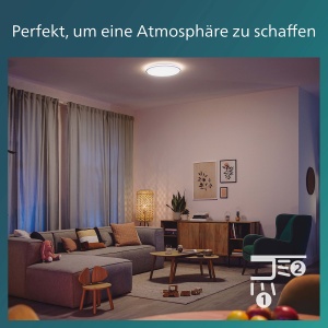 Plafoniera LED Philips Ozziet SceneSwitch Negru 36W - Img 6