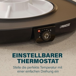 Plancha Electrica Chef Pirouette 45 x 45 cm, Termostat 220 C, Antihaft - Img 6