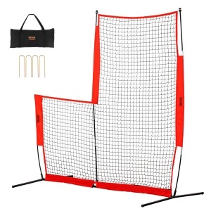 Plasa de protectie VEVOR SSPDYBQ002 pentru baseball si softball portabila cu structura stabila