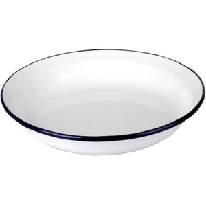 Plato Hondo Ibili 912924, 24 cm, Alb, Din Otel