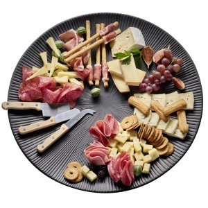 Platou Servire APS 85283 NERO, 50 cm, Melamin, Inaltime 3,5 cm - Img 3