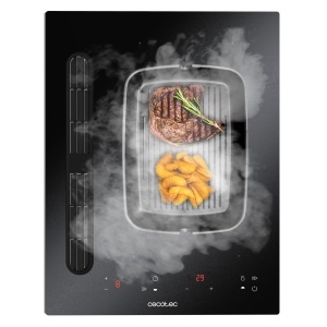 Plita cu inductie Cecotec Bolero Squad IH 2200, 40 cm, 3500 W, ShieldGlass