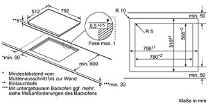 Plita electrica Siemens ET801FCP1D, 4 zone de gatit, 79.2 cm, negru - Img 6