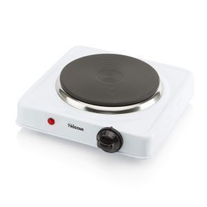 Plita electrica Tristar KP-6185, 1000 W, termostat reglabil, inox, 15 cm - Img 2