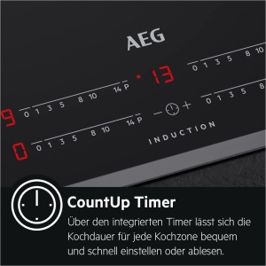Plita inductie AEG IKS6443AXB 60 cm Hob2Hood Slider Touch 4 zone PowerBoost - Img 8