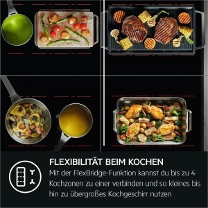 Plita inductie AEG TI84IF0FRB 80cm FlexBridge PowerSlide Hob2Hood - Img 5