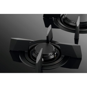 Plita mixta gaz si inductie AEG Serie 8000 HF704163NB, 60 cm, negru - Img 2