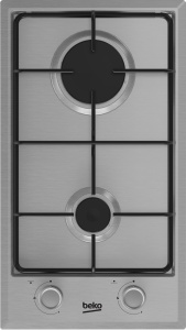 Plita pe gaz Beko HDCG 32220 FX, 2 arzatoare, 3900 W, inox