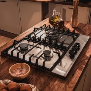 Plita pe gaz Cecotec Bolero Squad G 3200F 6250W Inox 3 arzatoare WOK Triple-Crown - Img 4