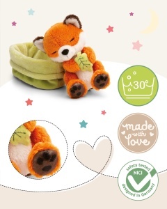 Plus Fuchs NICI 12cm, Culoare Orange, Ideal pentru Imbratisat si Joaca - Img 3