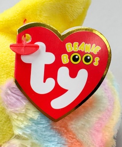 Plush Corwin Pui Beanie Boo, 15 cm, Multicolor, Moale - Img 4