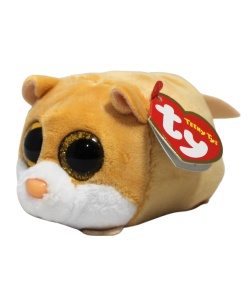 Plush Hamster TY Peewee 8 cm, Multicolor, Moale
