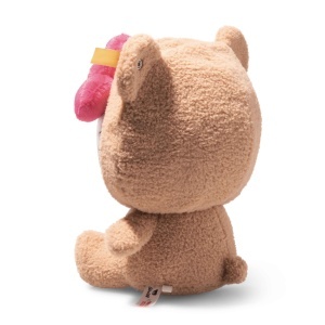 Plush Hello Kitty Steiff 20cm, Costum de Urs, Alb, Abneable Kapuze - Img 3
