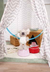 Plush Koala NICI 25 cm Jucarie de plus pentru copii Culoare gri - Img 7