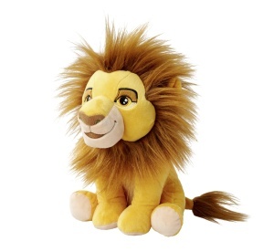 Plush Mufasa Disney Lion King, 25cm, pentru copii, aniversare 30 ani - Img 3
