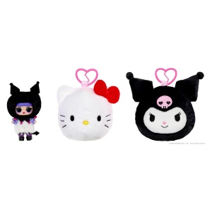 Plush reversibil L.O.L. Surprise Loves Hello Kitty cu 5 surprize si breloc - Img 7