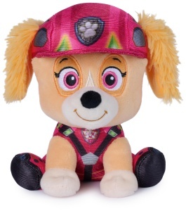 Plush Skye PAW Patrol Dino Film, 15 cm, uniforma roz, pentru copii