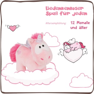 Plush Unicorn NICI Pink Harmony 22 cm Jucarie de plus pentru copii, roz - Img 5