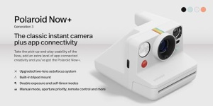Polaroid Now Gen 3 Camera Instant Bluetooth Alb Pachet Film 16 Fotografii - Img 2