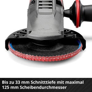 Polizor unghiular cu acumulator Einhell Professional TP-AG 18/125 F Li BL-Solo Power X-Change (18 V, 700 W, disc O 125 mm, adancime de taiere 33 mm, fara perii, inclusiv accesorii, fara baterie) - Img 9