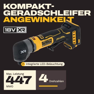 Polizor unghiular DEWALT DCG421N-XJ, 18V, motor burstenlos, compact - Img 3