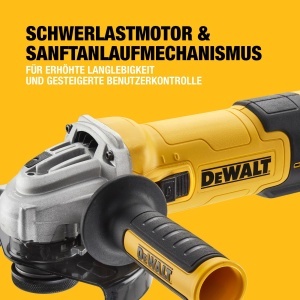 Polizor unghiular DEWALT DWE4257KT, 1500W, 125mm, cu set suprafete beton - Img 2