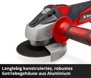 Polizor unghiular Einhell TC-AG 18115 Li 18V cu acumulator 40Ah si incarcator - Img 9