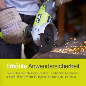 Polizor unghiular RYOBI R18AG-0, 18V, 7500 RPM, 115 mm - Img 6