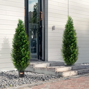 Pom de Zeda Artificial VEVOR SM-BS-120, 121,9 cm, 2 Bucati, Verde - Img 9