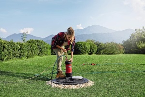Pompa cu butoi de ploaie Einhell GE-PP 5555 RB-A (550 wati, pompa combinata 2 in 1 - pompa submersibila cu presiune si butoi de ploaie, functie automata cu protectie impotriva functionarii uscate, actionare cu pompa in mai multe trepte) - Img 3