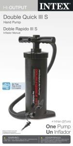 Pompa de mana Intex Double Quick III S 145 Negru - Img 5