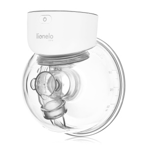Pompa de san electrica simpla LIONELO Fidi Free 180ml, pompa de san portabila cu 2 faze, maini libere, masaj cu economie de energie 9 niveluri, 3 dimensiuni de palnii din silicon Temporizator