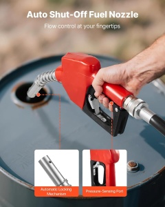 Pompa de transfer combustibil VEVOR KEX-16AC-T02, 57Lmin, 0.5CP, Gusseisen - Img 5
