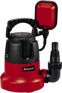 Pompa submersibila Einhell GC-SP 3580 LL (350 W, 8.000 litri pe ora, aspiratie superficiala de pana la 1 mm, pornire a pompei de la 8 mm, supapa de retinere integrata)