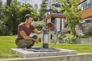 Pompa submersibila Gardena 59004 inox automatic, 5900 lh, cu protectie la uscare - Img 2