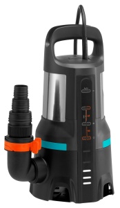 Pompa submersibila pentru apa murdara Gardena 20000 aquasensor: Pompa submersibila cu debit de 20.000 l/h, pentru particule de murdarie de pana la 35 mm, aquasensor inovator, 750 W (09044-20) - Img 4