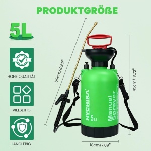 Pompita de stropit HYCHIKA 5L, duza ajustabila, design ergonomic - Img 3