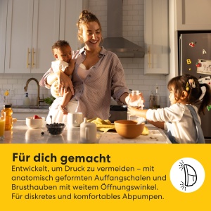 Pompita electrica Medela Motion InBra, 9 trepte, design ergonomic, usoara - Img 6