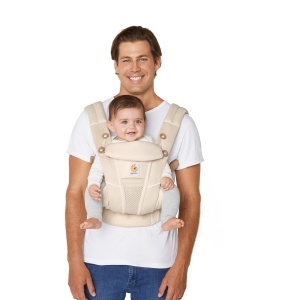 Portbebe Ergobaby Omni Breeze, 4 pozitii, 0-20kg, Natural Bej - Img 2