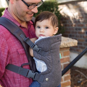 Portbebe Ergonomic Infantino Flip Advanced 4-in-1, 3,6-14,5 kg, Gri - Img 6