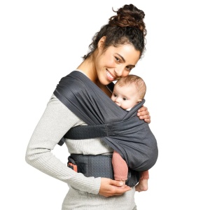 Portbebe Infantino Hug Cuddle, 3.2-11.8kg, Culoare Gri - Img 8