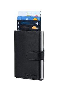 Portofel Samsonite Alu Fit SLG, 10.2 cm, Negru, RFID, NFC - Img 5